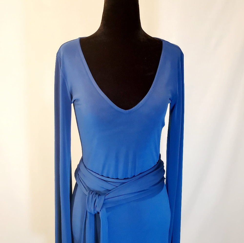 MODA Royal Blue Dress - Picture 2 of 7